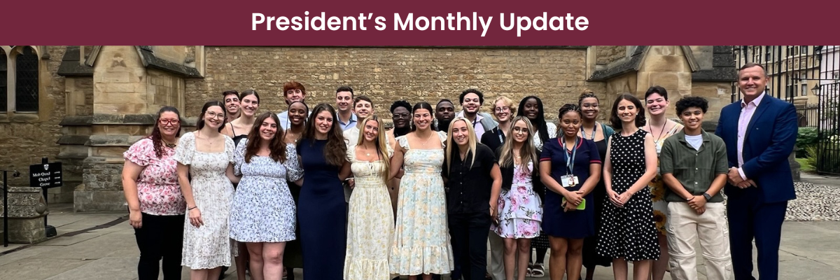 Presidents Monthly Update August 2024