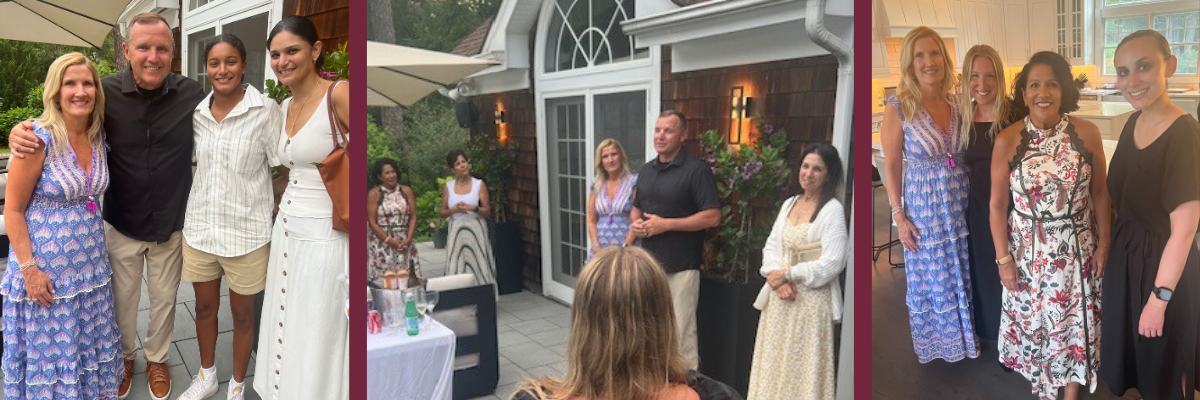 out east event collage photos of guests smiling