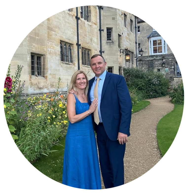 Ken and Laurie Daly in Oxford