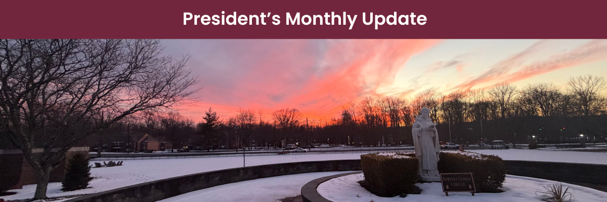 February Presidents Monthly Update Newsletter