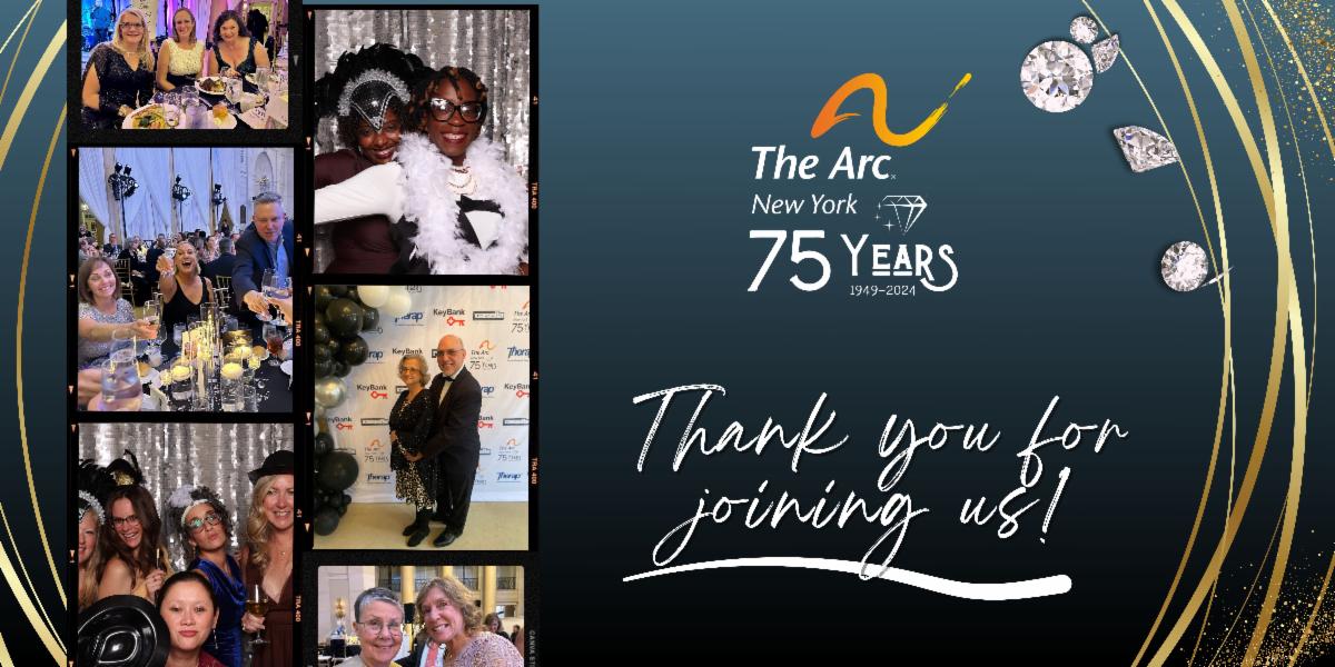 Thank You for Celebrating The Arc New York's 75th Anniversary!
