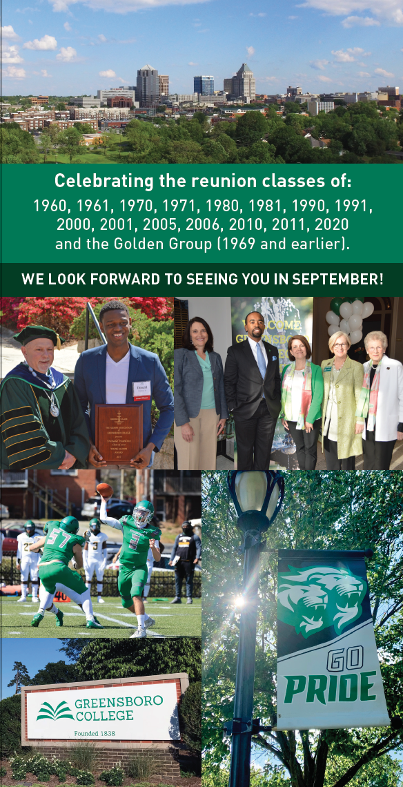 Greensboro College PrideLine Back To School September 2021 Edition