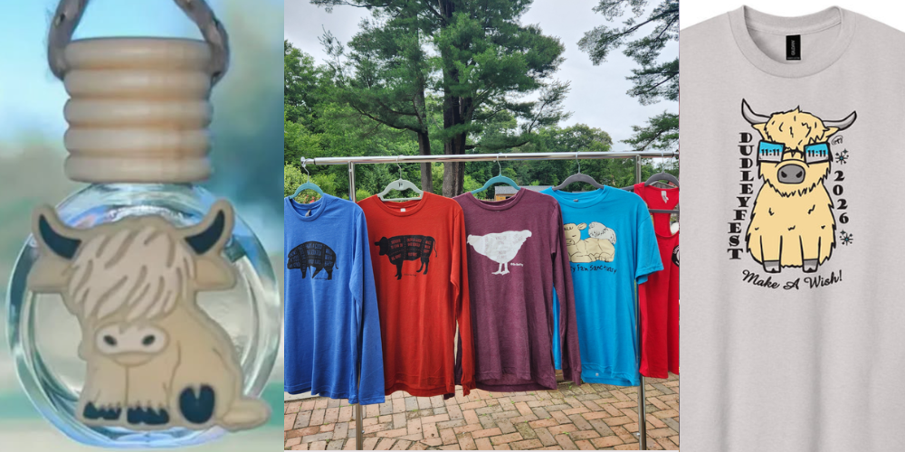 Items on sale in July at Unity Farm Sanctuary's store