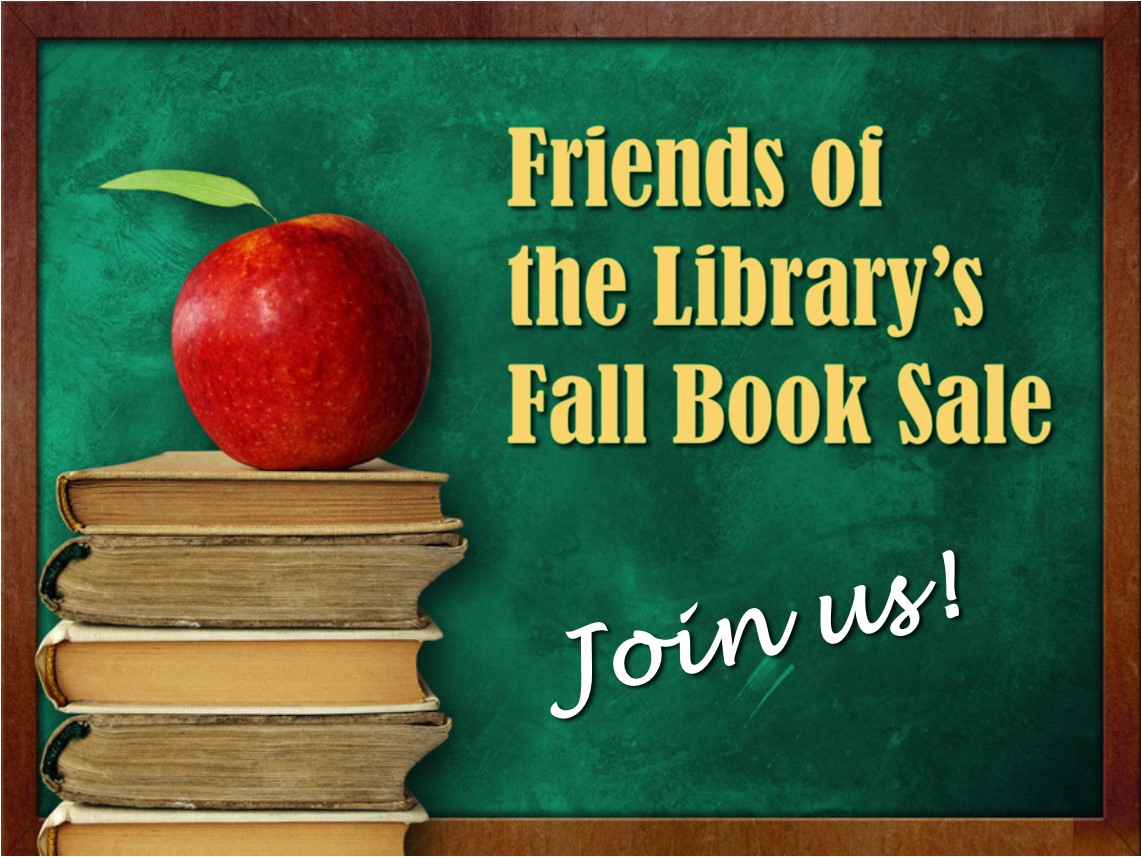 Fall Book Sale-copyrighted background image