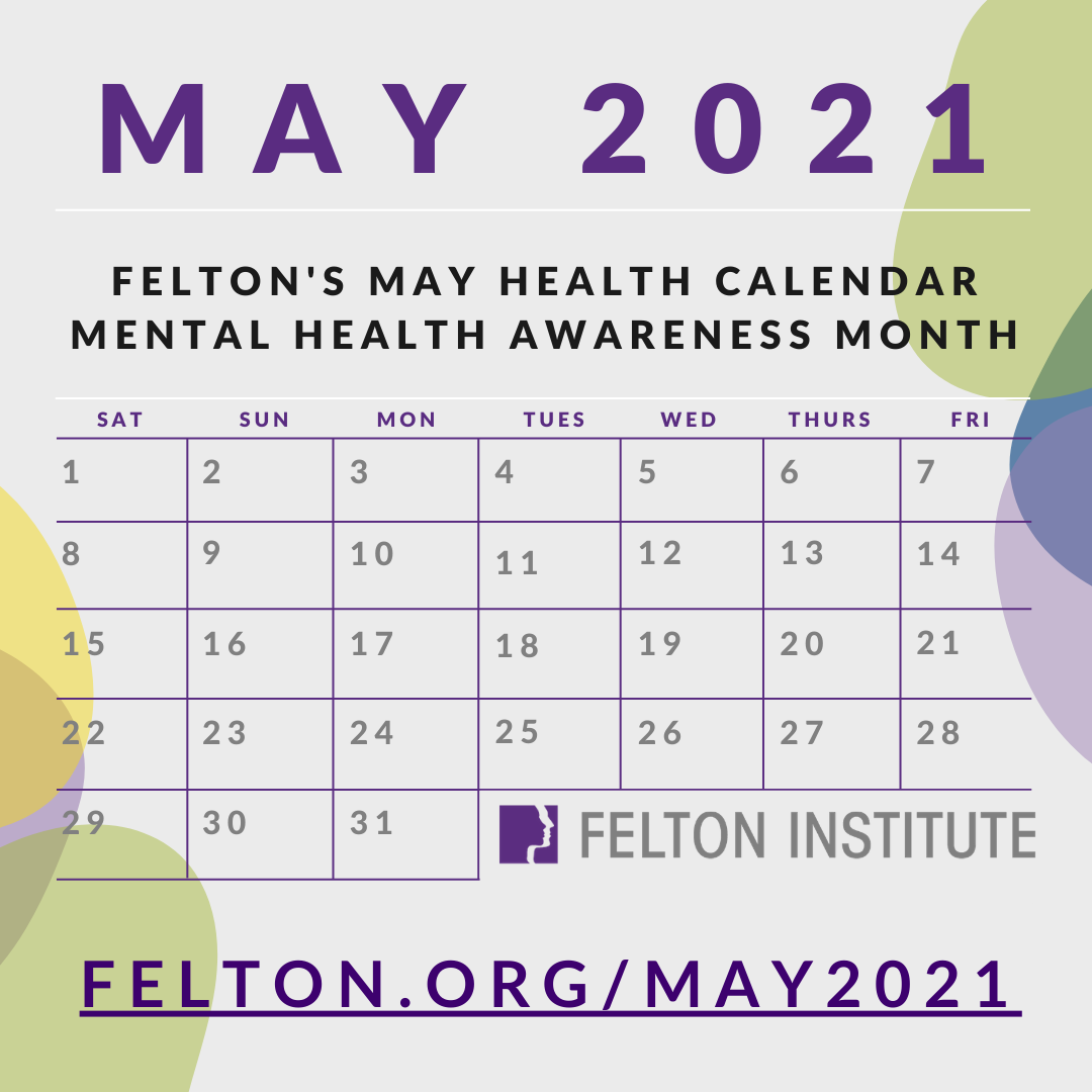 May Mental Health Calendar