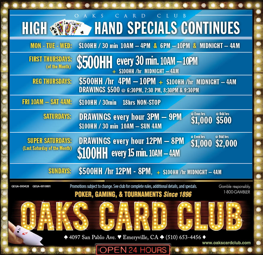 Oaks Card Club