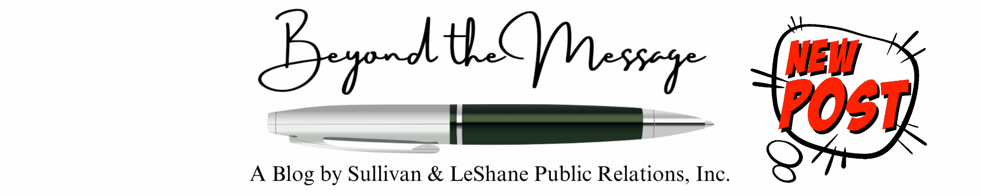 Beyond the Message - SLPR Blog - New Post Available
