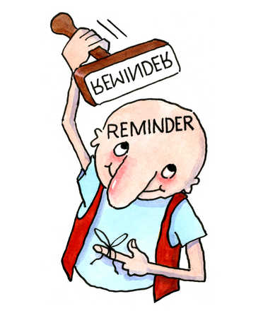 Reminder stamp