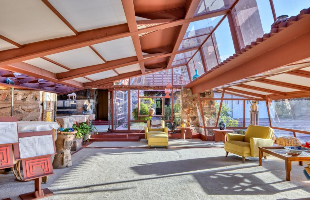 Garden Room at Taliesin West Courtesy of the Frank Lloyd Wright Foundation. Photo: Andrew Pielage