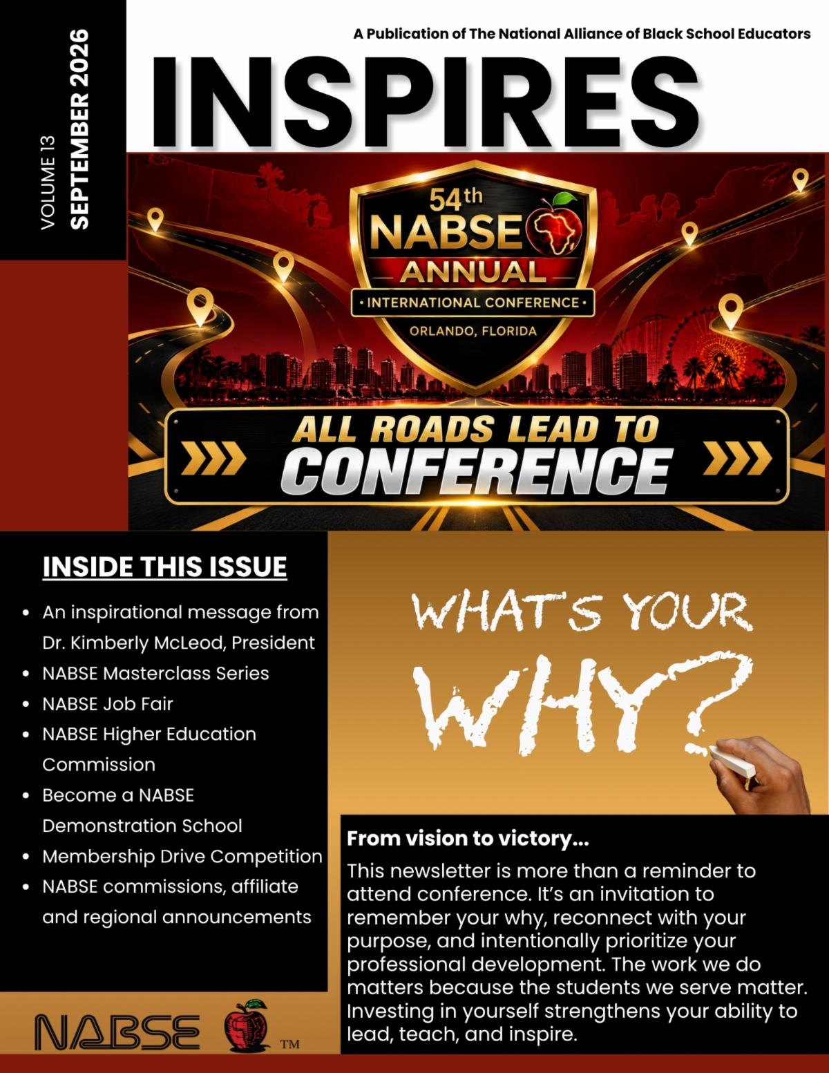 September 2026 Newsletter cover