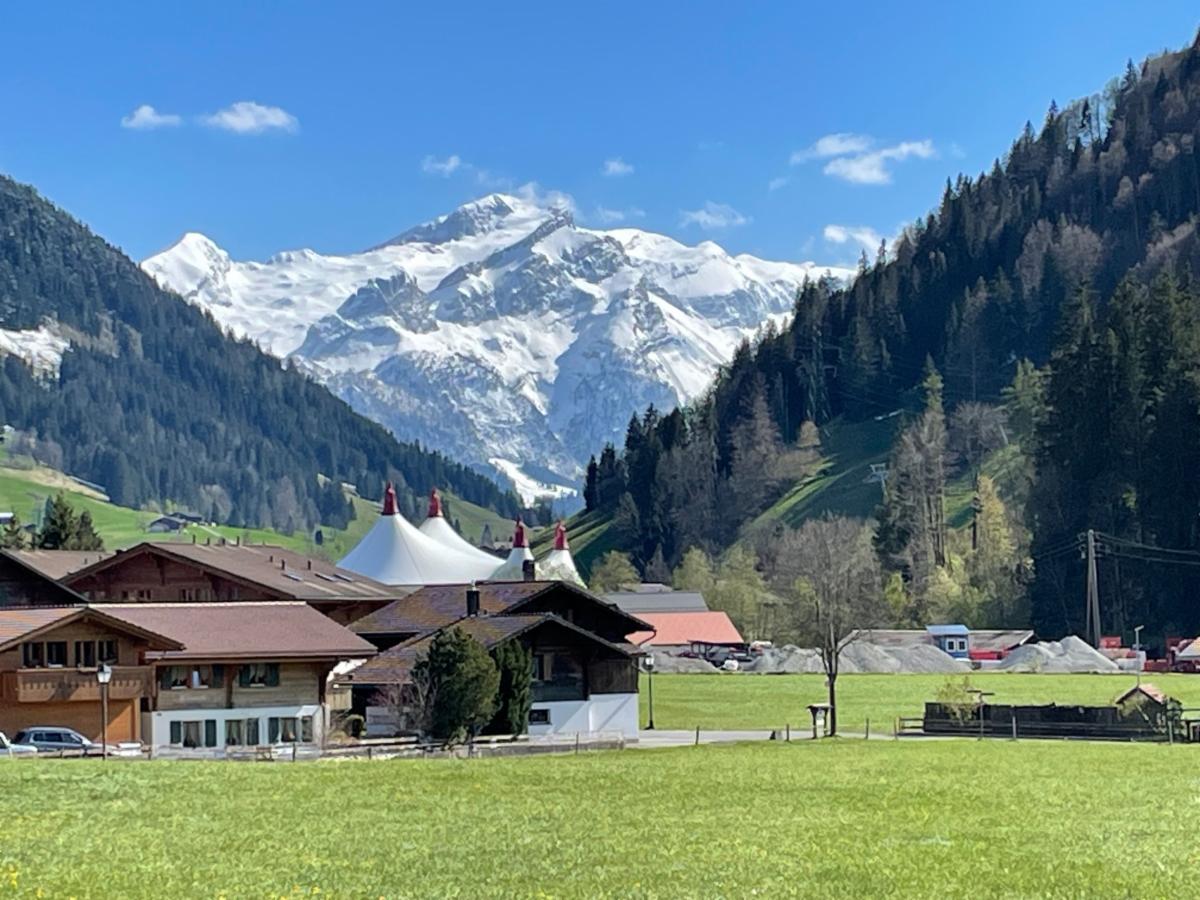 Photo of a snow covered mountain as a symbol of the omnipotence of God Gstaad Switzerland April 25 2024