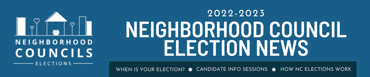 NC Elections newsletter