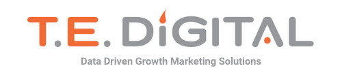 te logo with slogan