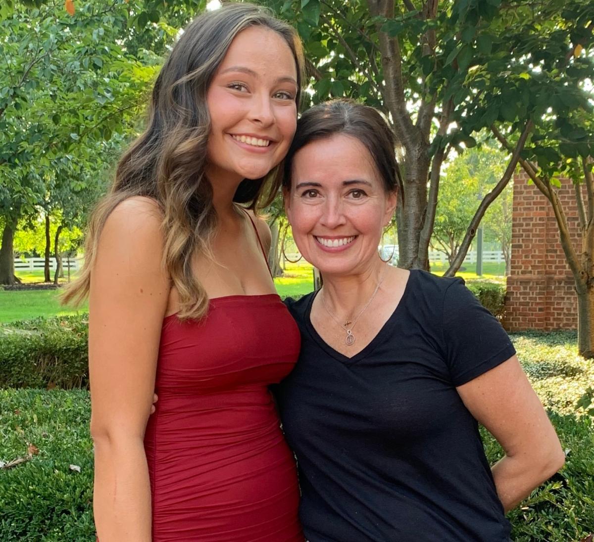 Editor-in-Chief Amelia Jeffers, and her daughter, Maddie