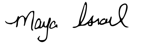Maya Israel's signature