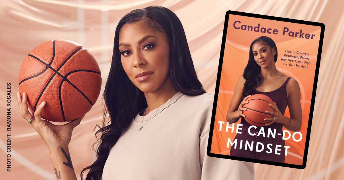 PHOTO CREDIT: RAMONA ROSALES Photo of CANDACE PARKER and copy of CANDACE PARKER'S THE CAN DO MINDSET
