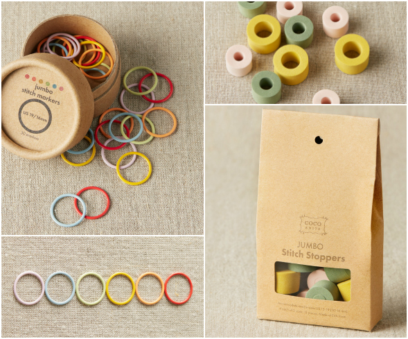 Cocoknits Jumbo Stitch Markers & Stoppers
