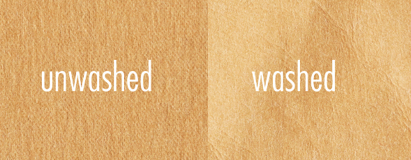 Unwashed/Washed