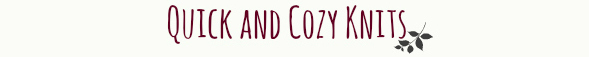 Quick and Cozy Knits