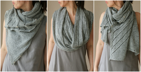 A Twist of It Shawl