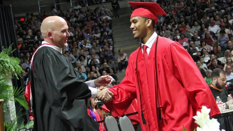 A Northwest student graduates
