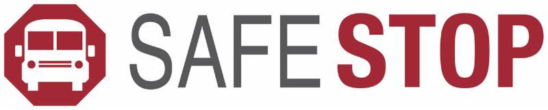 The SafeStop bus-tracking application logo