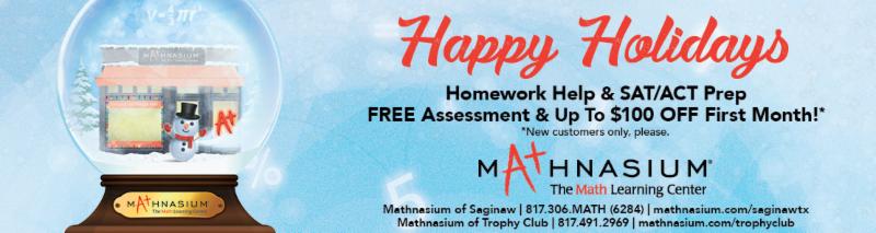 An advertisement for Mathnasium