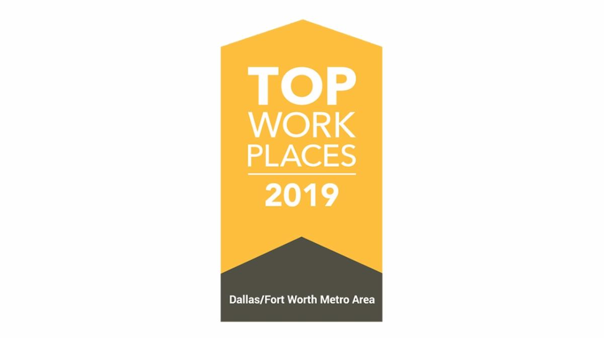 Dallas Morning News Top Workplaces logo