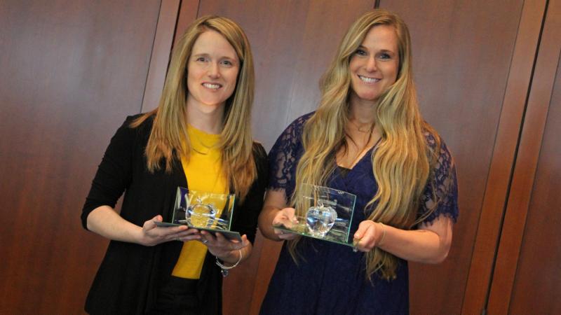 Melissa Krieg and Chelsey Dunlevy