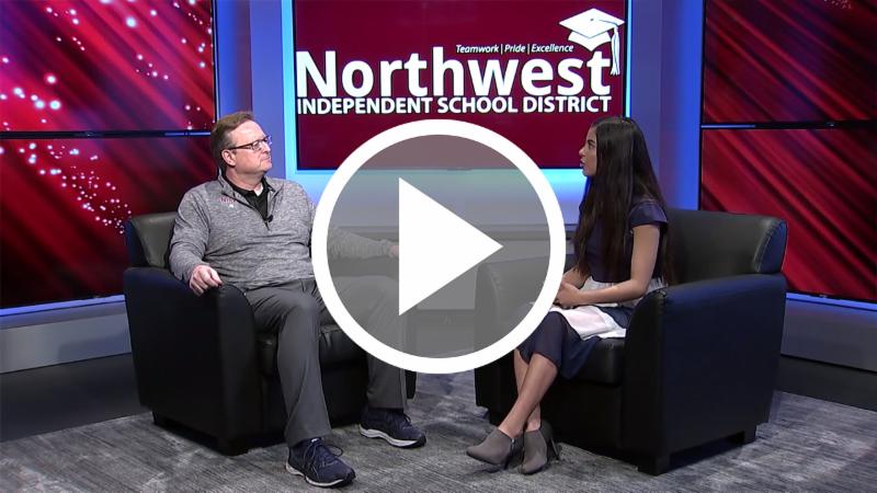 Dr. Warren on the set of NHSTV