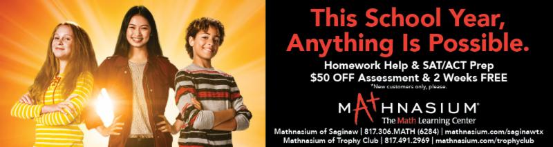 An advertisement for Mathnasium