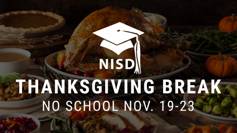 Thanksgiving break will take place Nov. 19-23