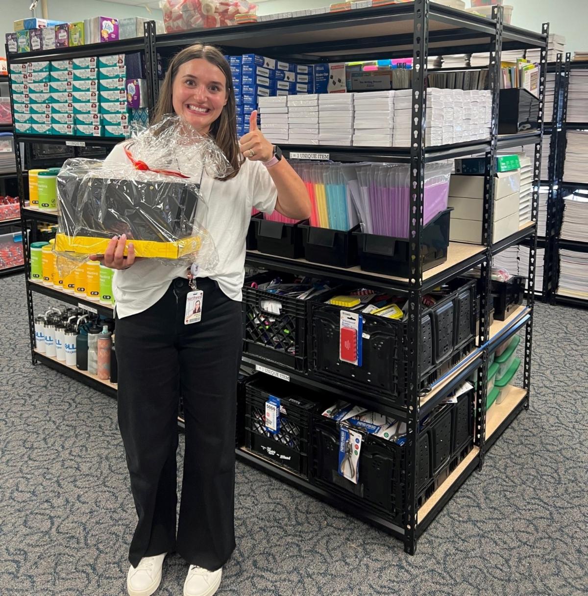 NISD teacher in NEF store