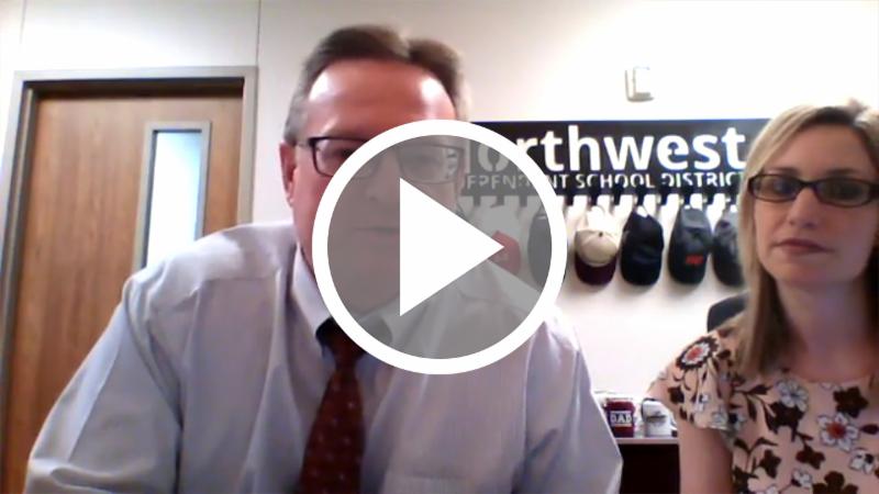 A screen capture of Dr. Warren talking on Facebook Live
