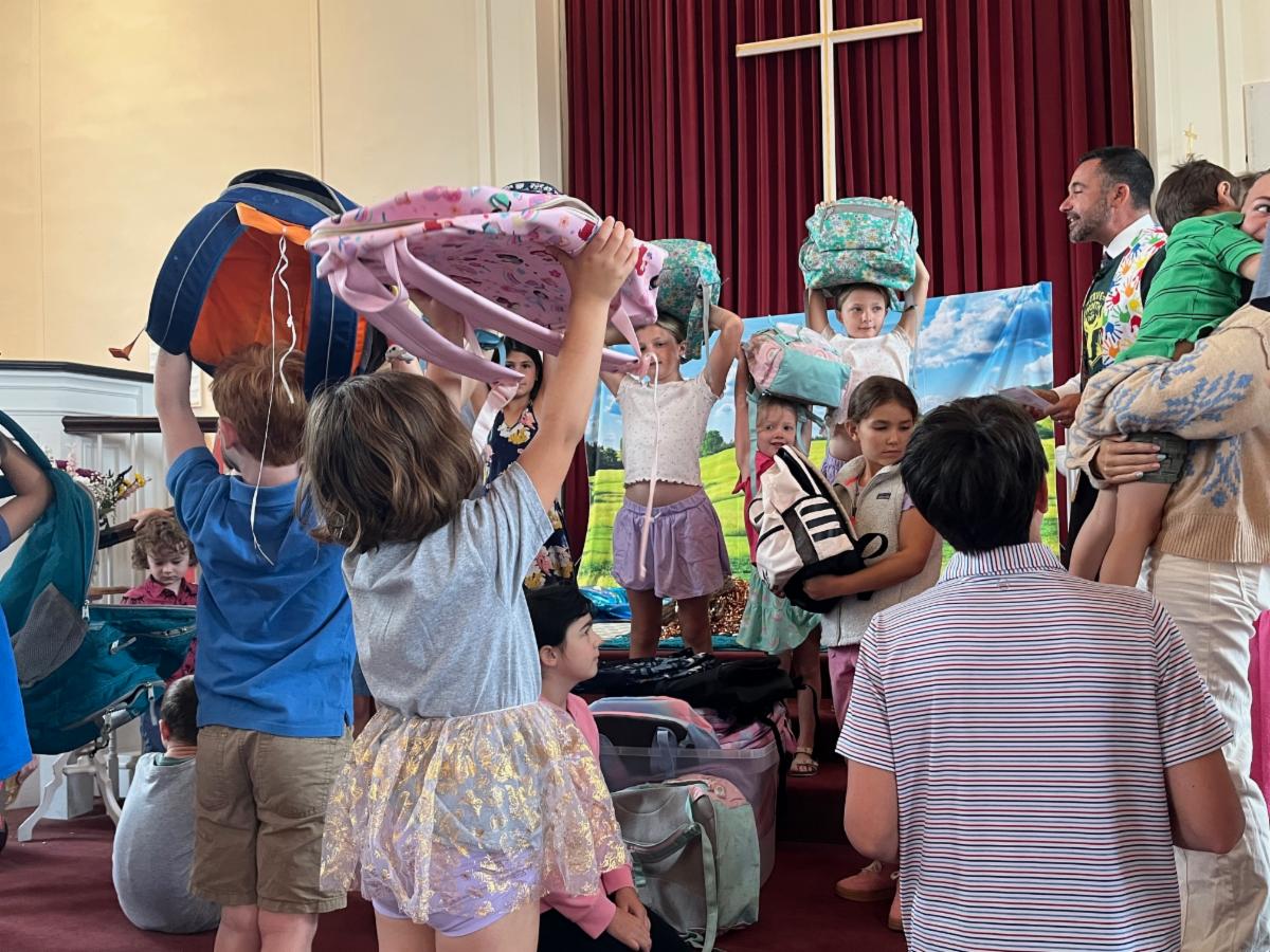 Blessing of Backpacks
