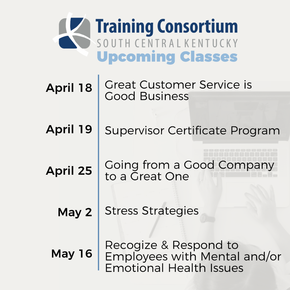 Mark Your Calendars!