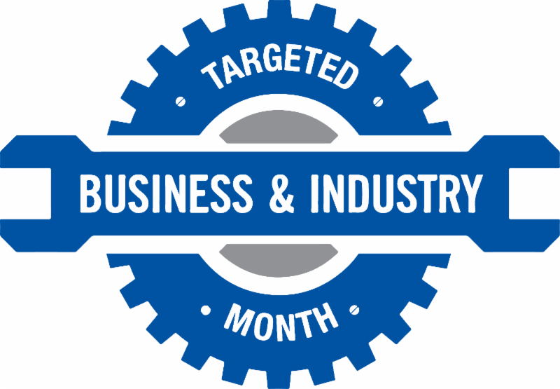 Targeted Business & Industry Month logo