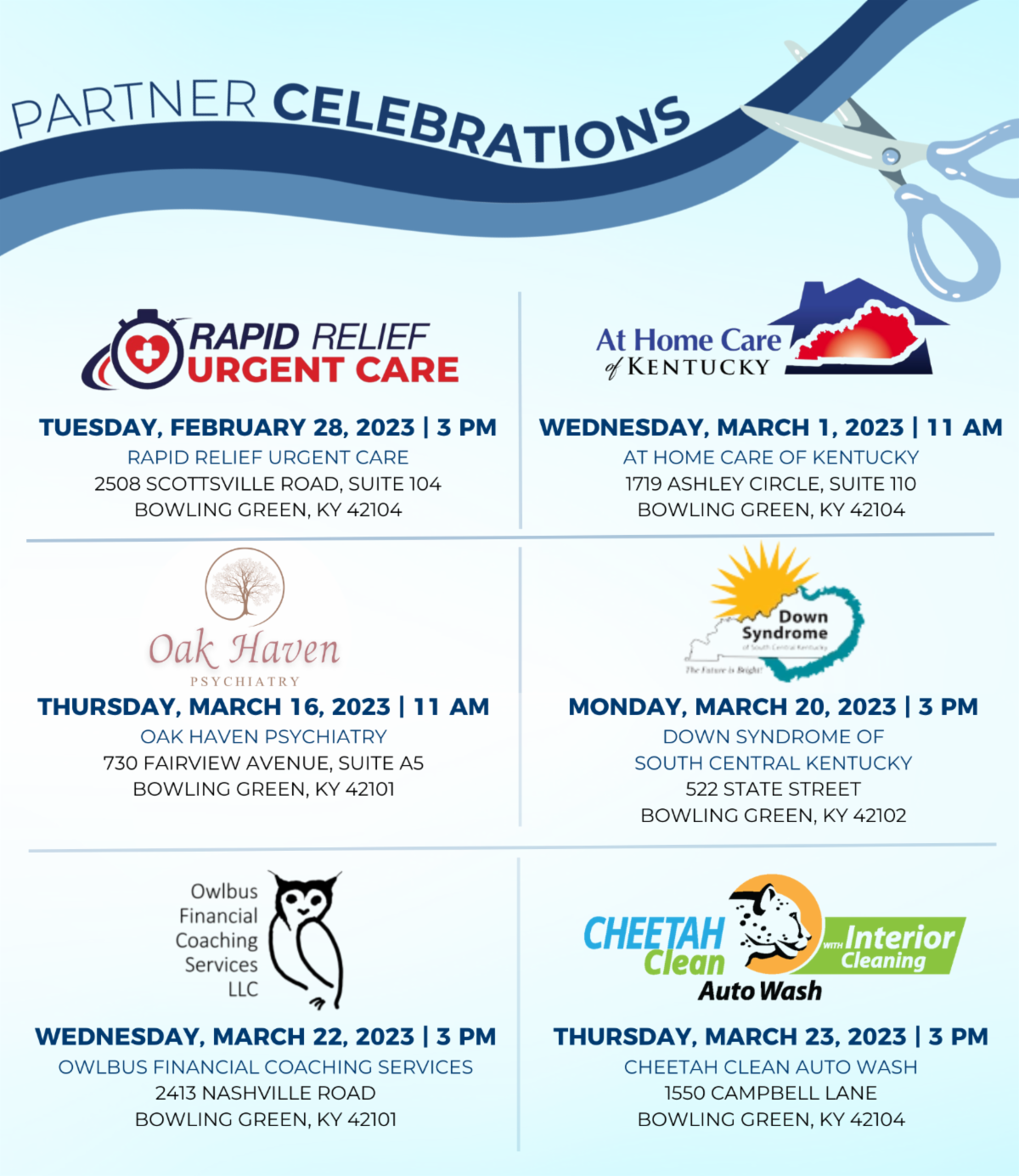 Mark Your Calendars!