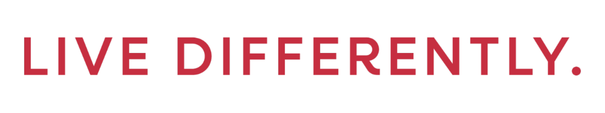 Live Differently. (graphic)