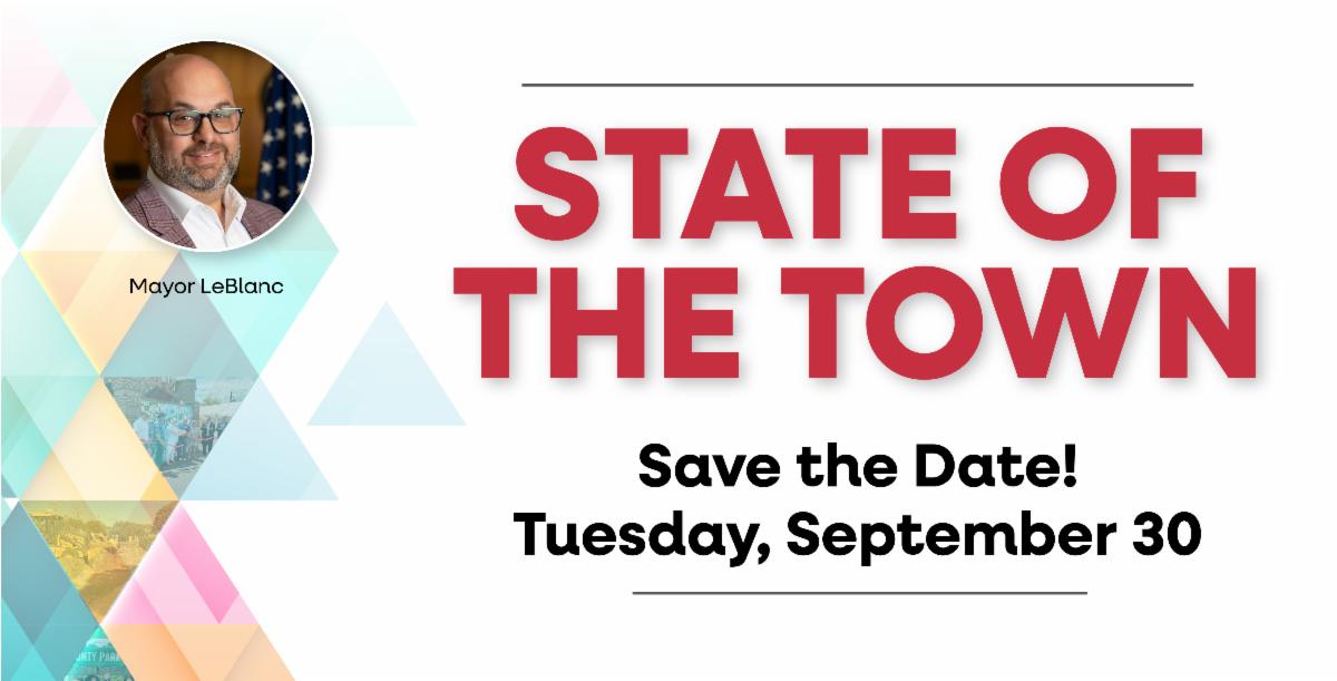 State of the Town Save the Date September 30