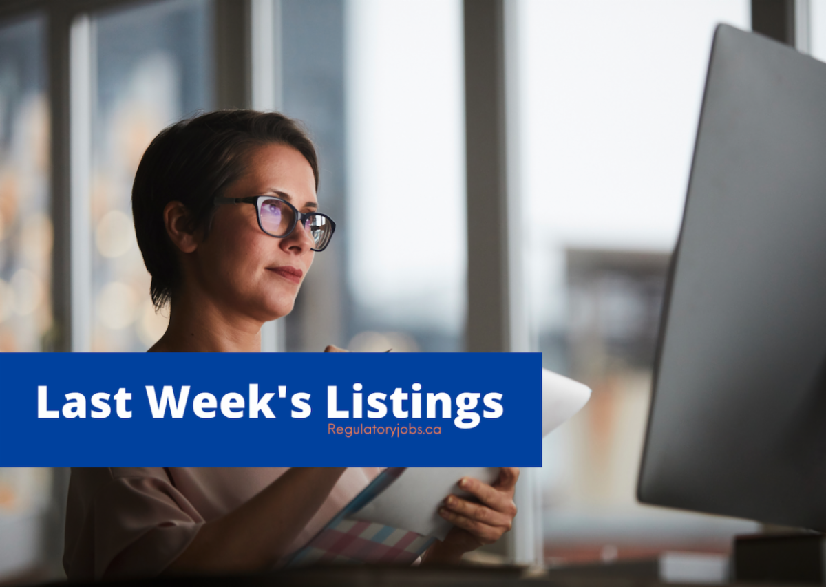 Last Week's Listings