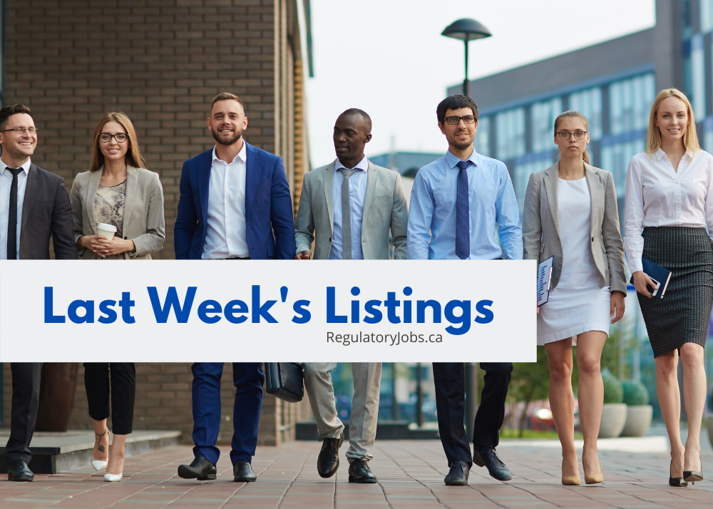 Last Week's Listings