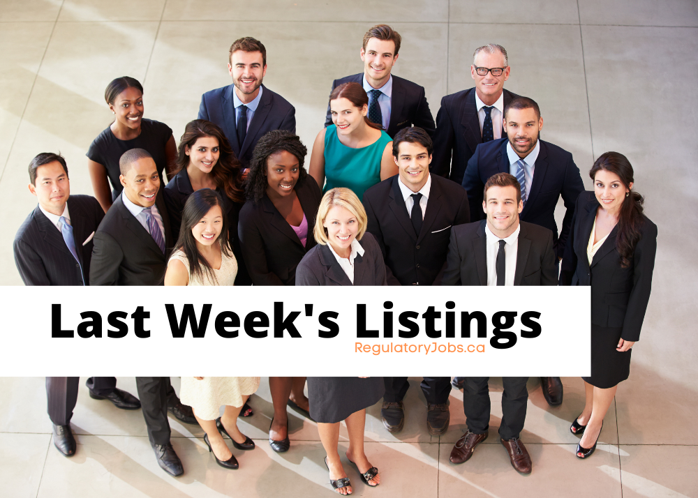 Last Week's Listings