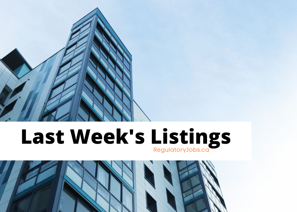 Last Week's Listings