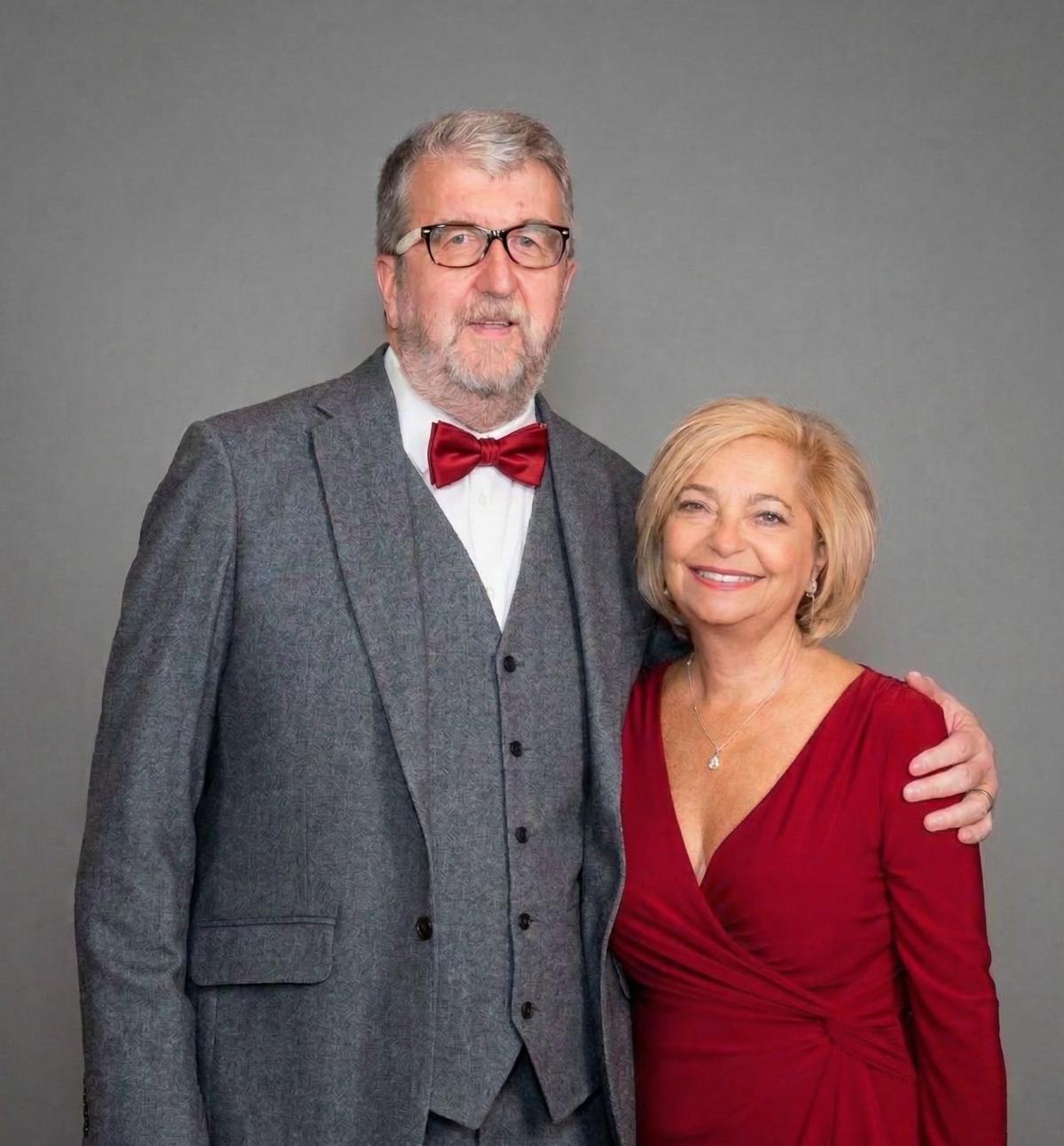 Curtis Smith and Jacquie Janibagian pose for a photo