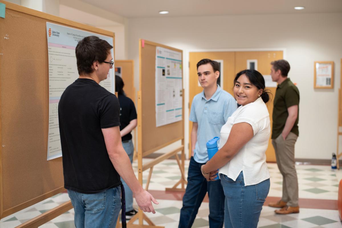 Attendees at the Chemistry Summer Research Symposium