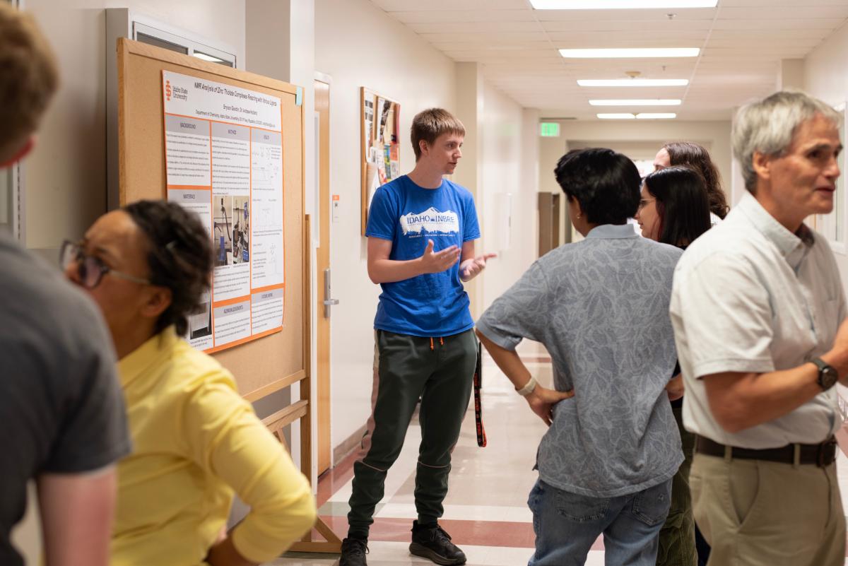 Attendees at the Chemistry Summer Research Symposium