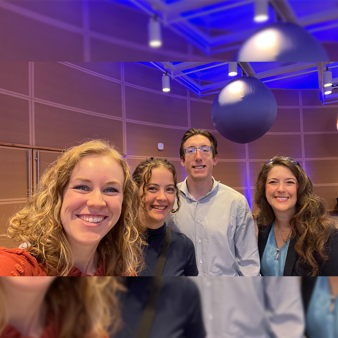 ISU's delegation to the Interplanetary Life event pose for a selfie