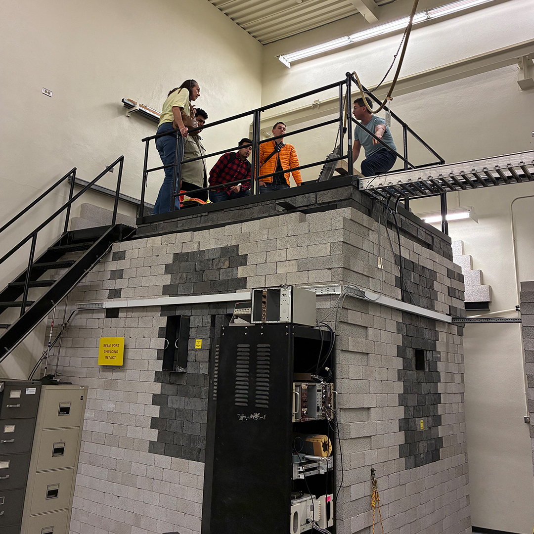 Students from the College of Southern Idaho STEM club tour the Nuclear Engineering Lab at Idaho State University