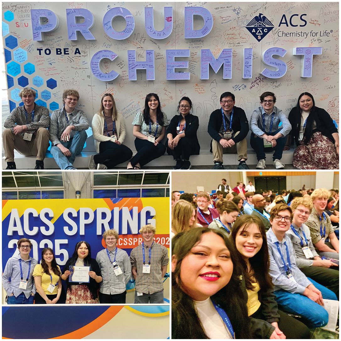 Photos of the ISU Chem Club in San Diego.
